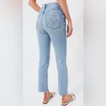 MOTHER Fish Out Of Water High Waisted Rider Ankle Fray 29 Blue Photo 4