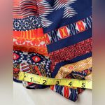 On Twelfth Floral Romper Size S Sleeveless Multicolor Shorts Shelf Open Back. Orange Photo 12