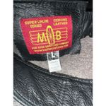 Leather Black Belted Riding Chaps Size Large Mens/Womens Black Photo 9