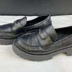 Bamboo  Women's Black Chunky Platform Shoes/ Slip on/Loafers Size 8.5 SKU 3410 Photo 3