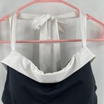 Ralph Lauren Swimsuit Size 14 Bel Air Bandeau Black White One Piece Women NEW Photo 10