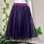 Windsor Purple Tulle Ballerina Poofy Skirt Photo 2