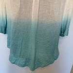 Nine West  Jeans Ombre 3/4 Sleeve Blouse Photo 7