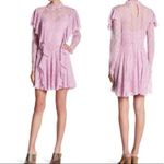 Free People NWT  Rock Candy lace mock neck dress sz L Photo 1
