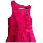 Banana Republic  Mad Men Barbie Pink Silk Sleeveless Dress Taffeta size 2 Photo 3