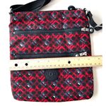 Kipling  Abner Printed Crossbody Purse Bag Adjustable Blue/Red Travel Lightweight Photo 7