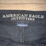 American Eagle  Outfitters Shorts Womens 0 Black Super Stretch Twill Midi Photo 1