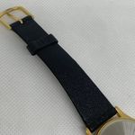 Vintage quartz analog watch gold tone 33mm round case east coast dial running Photo 6