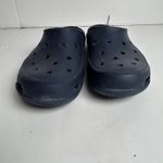 Crocs Navy Blue Classic Clog Slip On Mules Women Size 10 Casual Comfort Shoes Photo 3