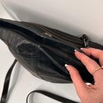 Elliott Lucca Black Round Leather Purse Photo 5