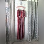 City Triangles short Lined inside Bohemian Off-Shoulder romper Maxi Dress size L Photo 2