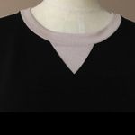 J.Crew Black Dusty Rose Wool Blend Long Sleeve Zipper Sweater Dress Size 14 L Photo 6