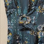 Dress the Population NWOT  Teal Floral Maxi Dress Size Small Photo 4