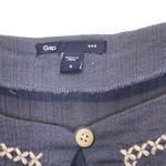 Gap  Top Size Small Blue With‎ White Embroidery SS Womens 100% Cotton Photo 5