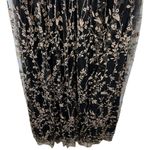 Soiéblu Soieblu Womens Black Gold Floral Sleeveless Pullover Maxi Dress Size‎ Large Photo 3