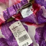 Wynn Silk Floral Hibiscus Sheer Lingerie Halter Dress Size M Photo 7