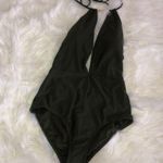 Ted Baker NWT Olive Green Halter Swimsuit Photo 0