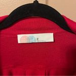 FP Beach Red Keepin It Classy Low Cut Wrap Top Size M Photo 2