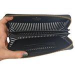 Kate Spade Saffiano Leather Black Zip Around Full Size Wallet Wristlet Carryall Photo 1