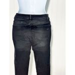 DL1961 Kershaw Emma Low Rise Skinny Ankle Jeans Rhinestones Bling Black Size 23 Photo 5