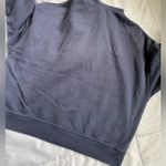 Amsterdam quarter zip hoodie sweatshirt women’s size small Blue Photo 5