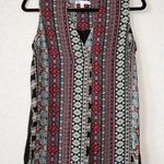 DR2 Southwestern Paisley Patterned Tank Top Size Small Photo 0
