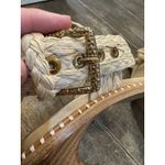 Ulla Johnson Women's  Lydia Raffia High Heels‎ in Natural Size 40 US 9 Photo 4