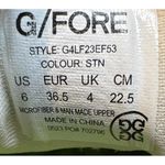 G/FORE Golf Shoes Womens‎ Size 6 Stone Lime Spikeless Kiltie G4LF23EF53 White Photo 4