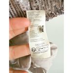 Anthropologie | NWOT Maeve Bettina Sequin Tiered Shirt Mini Dress Silver | MP Photo 9