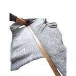 Topshop  Womens Size S Gray Knit Hoodie Made in Italy‎ Cropped Soft Urban Cabin Photo 3