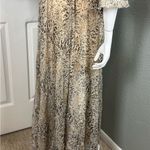 Une Ame Floral Maxi Dress, Size Medium, Slimming Looking Dress, Beautiful! Brown Photo 7