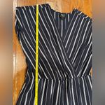 ECI  Navy and White Striped Jumpsuit Photo 6