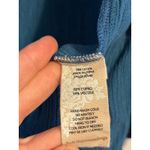 Soft Surroundings  Teal Textured Button Down Long Sleeve Shirt Top Women's Medium Photo 7