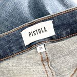 Pistola Straight Leg High Rise Jeans Medium Wash Photo 4