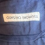 Tsumori Chiatso Cropped Length Slacks Pants Teal Print Trousers Size 10 Women's Green Photo 9