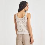 Splendid LOWEN SWEATER TANK Cream Sleeveless Knit Top Womens XS Photo 3