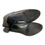 Lauren Ralph Lauren Myla Black Leather Ankle Boots Size 10B Heels Ankle Zip Photo 10