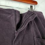 Banana Republic  Womens Skirt 12 Purple Corduroy Front Slit‎ Belt Loops Pockets Photo 10