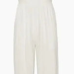 Wilfred Aritzia  New Chianti Jumpsuit Stretch Smocked White Size Medium Photo 0