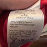 J.Crew  Novelty Artist Top Blouse Hot Pink Swiss Dot Stripes Cotton Size Large Photo 9