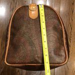 ETRO Milano Red Paisley Boston Weekend Bag With Carry Strap 50 Photo 7