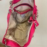 BODHI Pink Nylon Shoulder Bag Leather‎ Chain Handles Photo 9