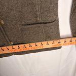 Solo 100% Wool Trachten Jacket Blazer Austrian Folk Loden Horn Buttons Size 10 Brown Photo 5