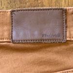 Madewell  Skinny Jeans 9” Mid-Rise 27 T Burnt Sienna Button Front Stretch Pockets Photo 7