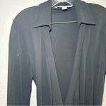 Diane Von Furstenberg  Black Midi Wrap Dress women’s 10 minimal career office Photo 2