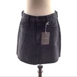 Everlane  black The denim skirt Photo 5