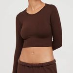 Aerie Offline Sidewalk Seamless Long Sleeve Crop Top Photo 0