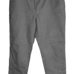 Liz Claiborne Liz Clairborne Emma Ankle Pants Women's Size 18 Geometric Biege Ivory Black Photo 0