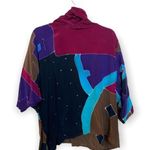 Shekina Forms in Silk Hand Painted Vintage Silk Top Photo 1