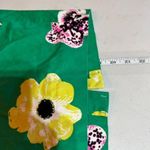 J. Crew Womens Floral Print Cotton Blend Stretch Pencil Skirt Green Pink Size 6P Photo 5